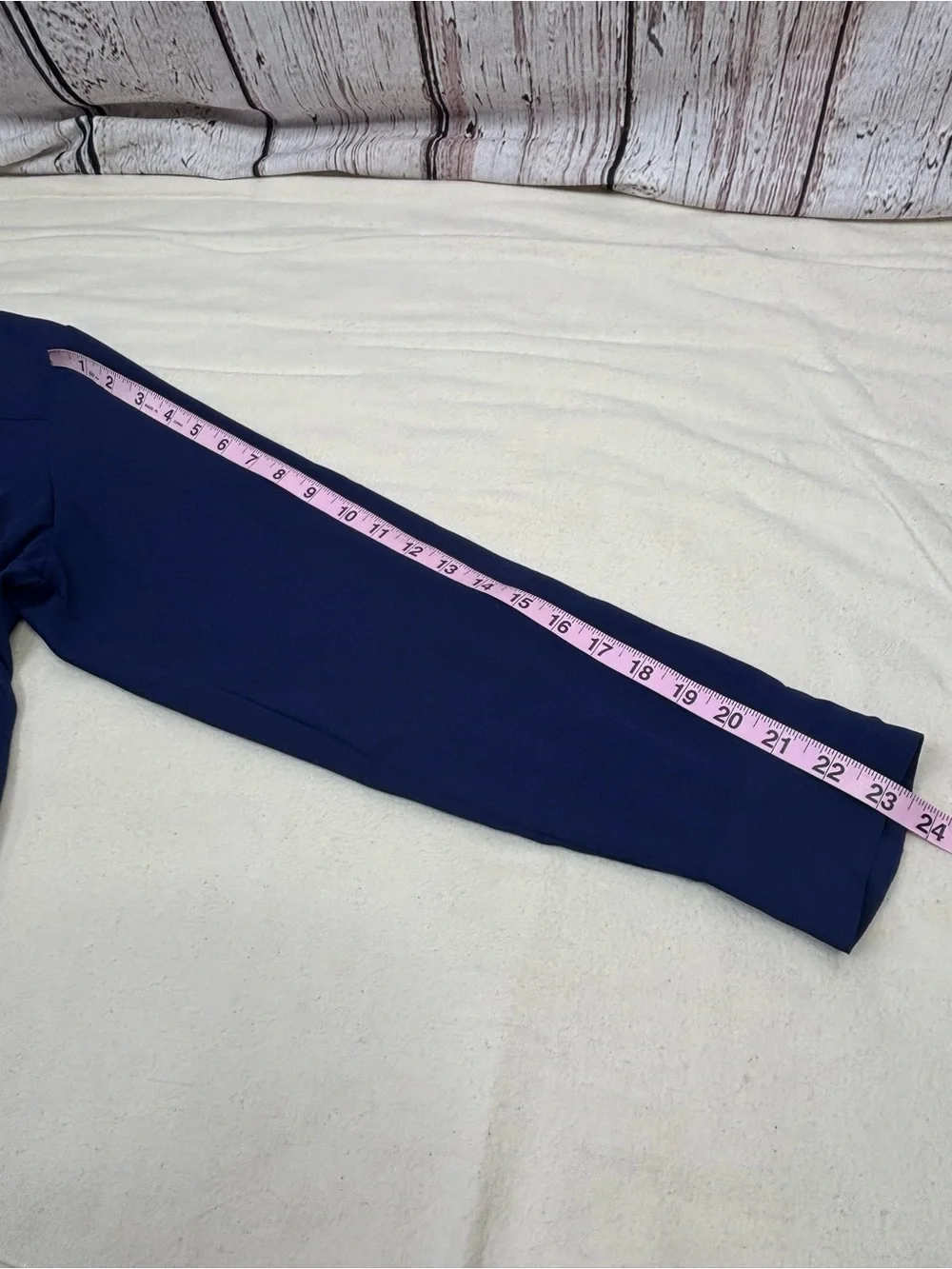 Express Portofino Shirt Size Large Navy Blue Button Down Roll Tab Sleeves Blouse